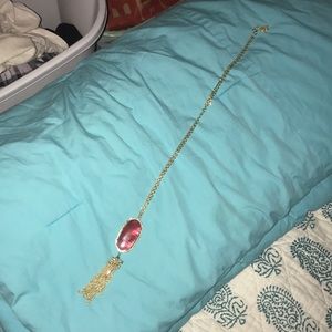 Kendra Scott Long Red (maroon) necklace